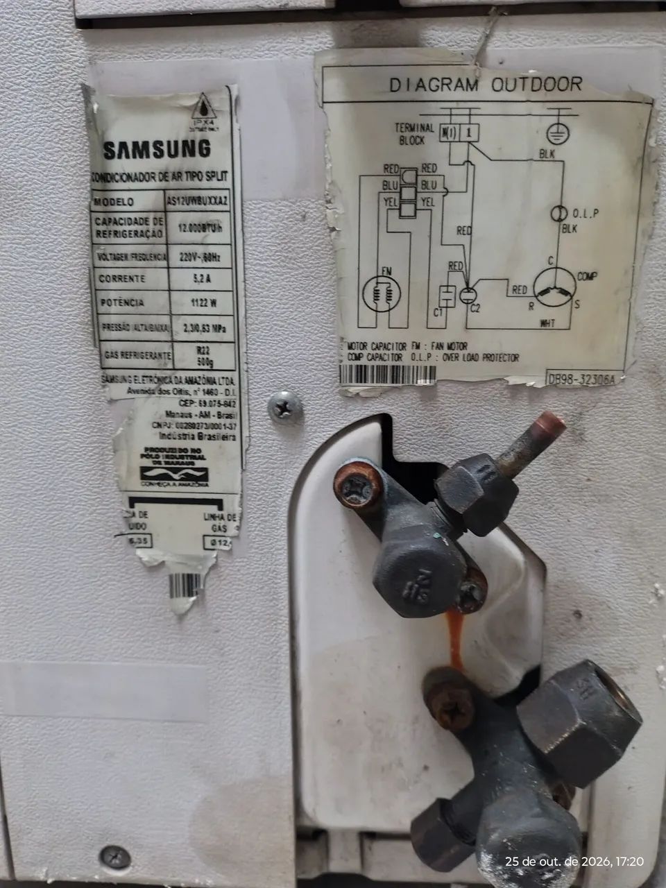 Ar condicionado split 1200 BTUs 220v - Foto 4