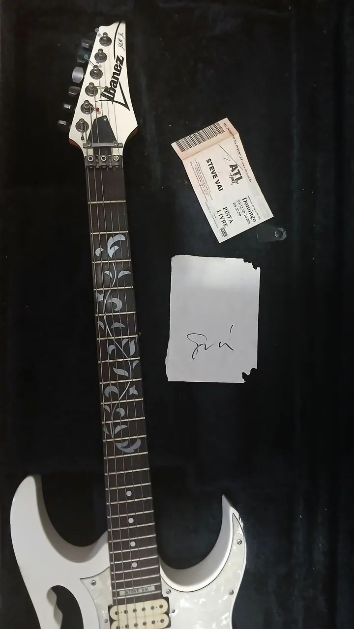 Ibanez jem 555 White com case original  - Foto 3