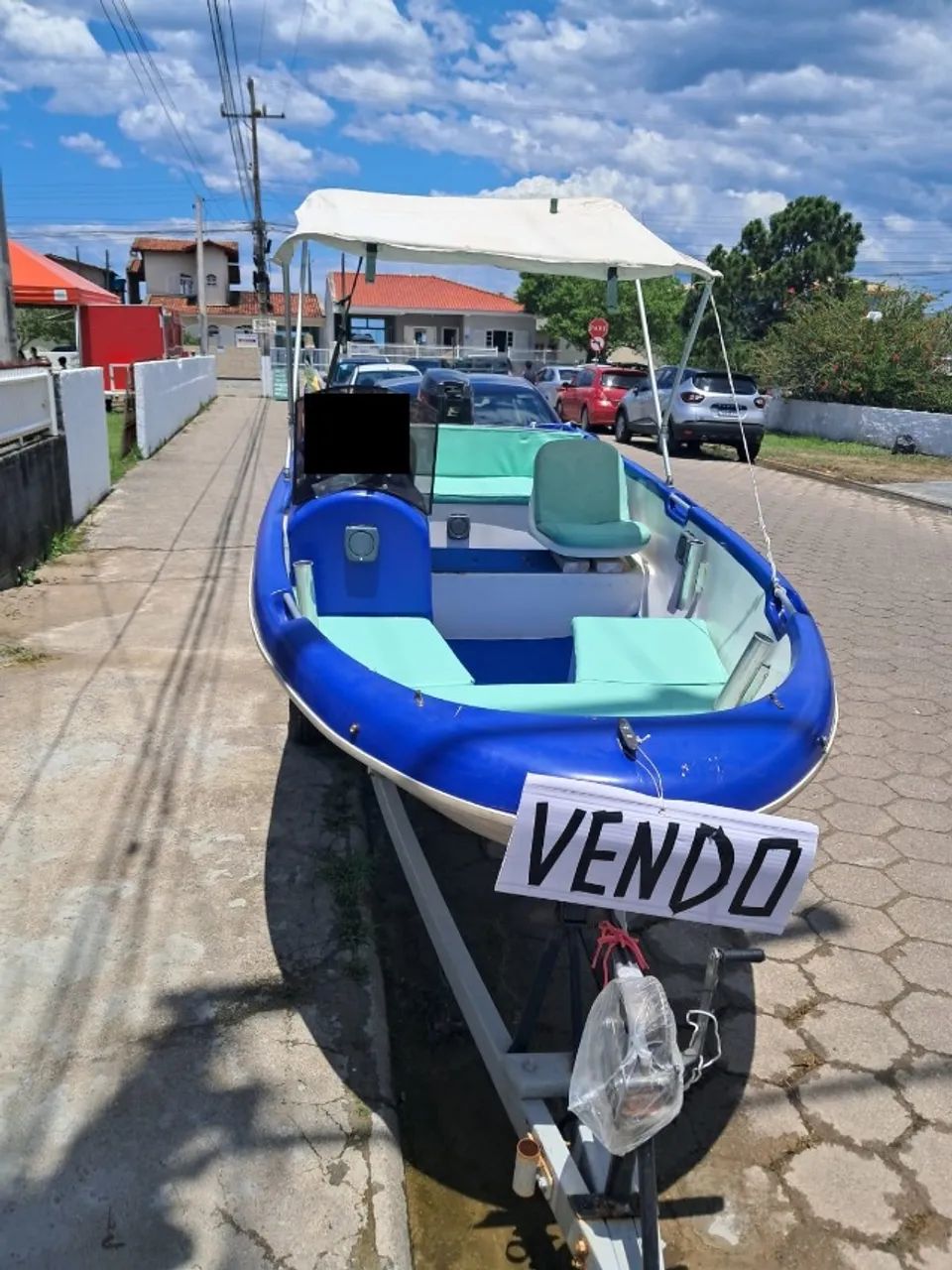 LANCHA CASCO DUPLO MOTOR EVINRUDE 25  - Foto 2