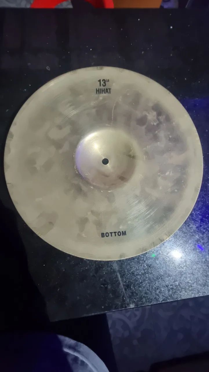 Hi hat Zeus Hibrid 13 Liga B20 Chimbal - Instrumentos musicais