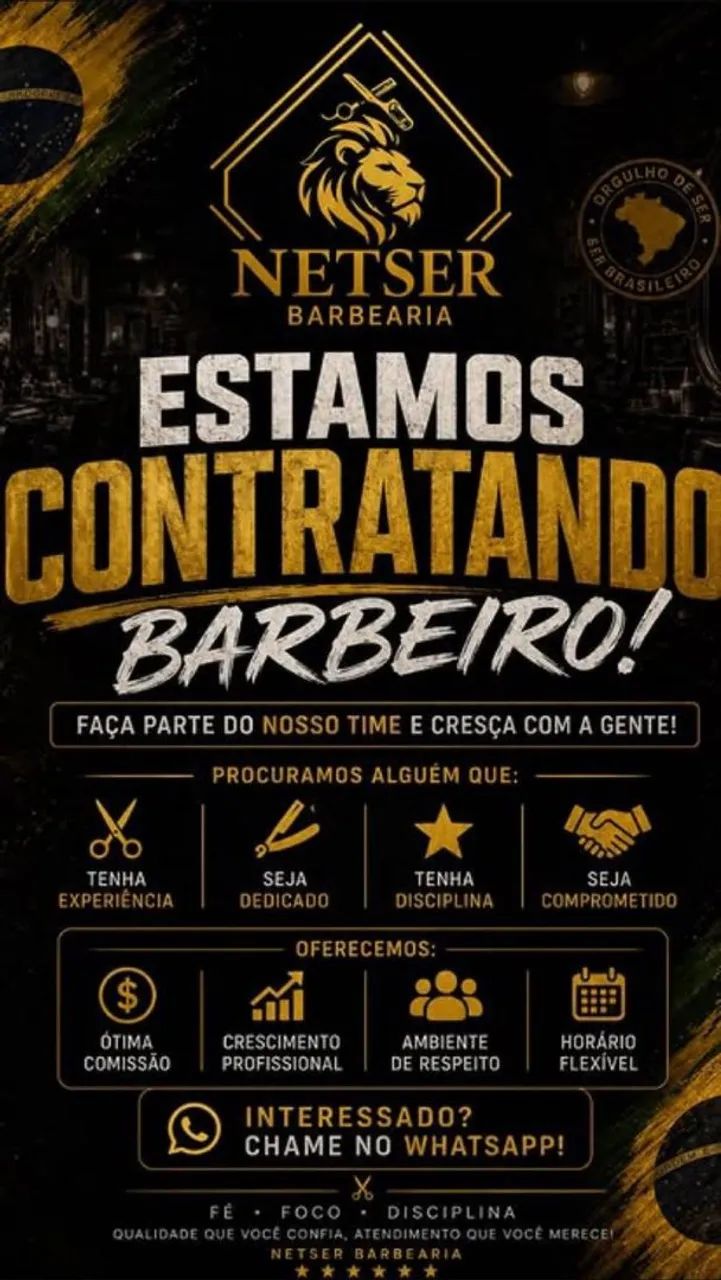 Vaga para barbeiro 