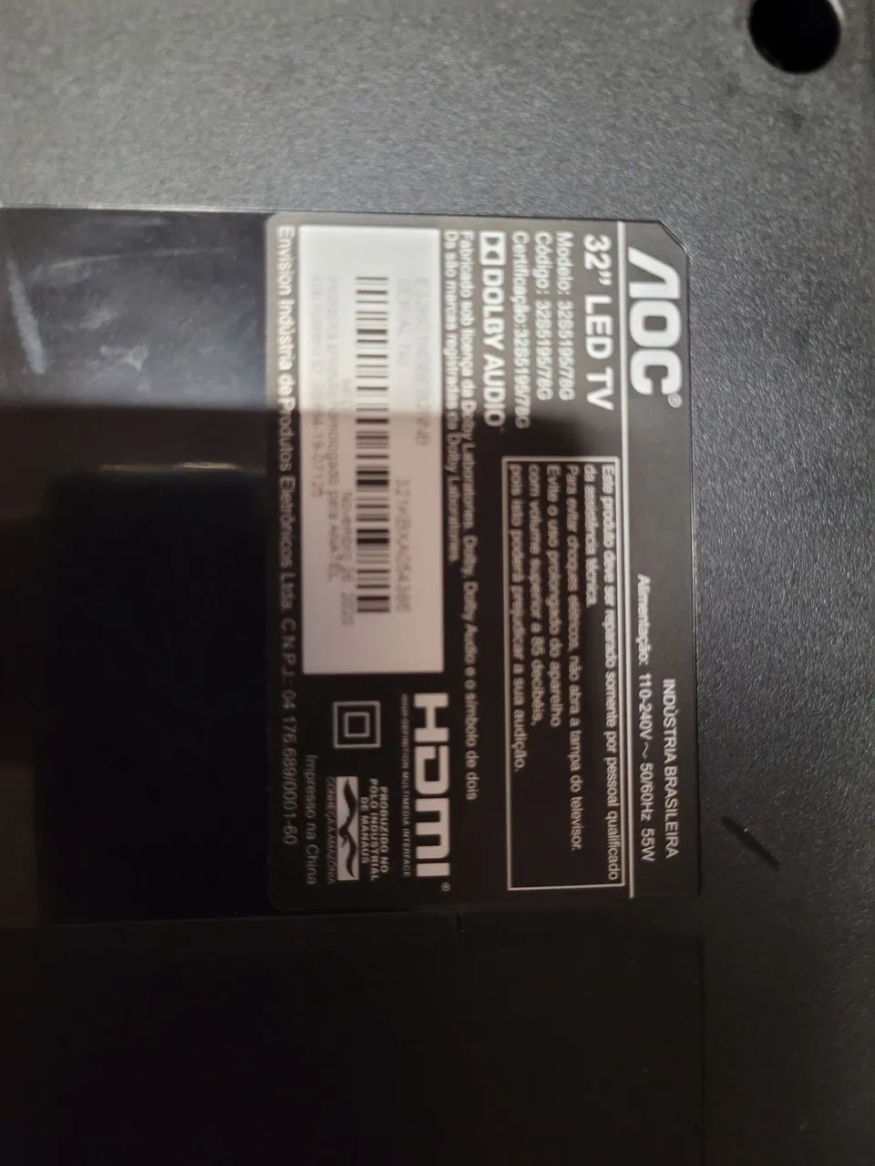 Tv aoc 32 com defeito - Foto 2