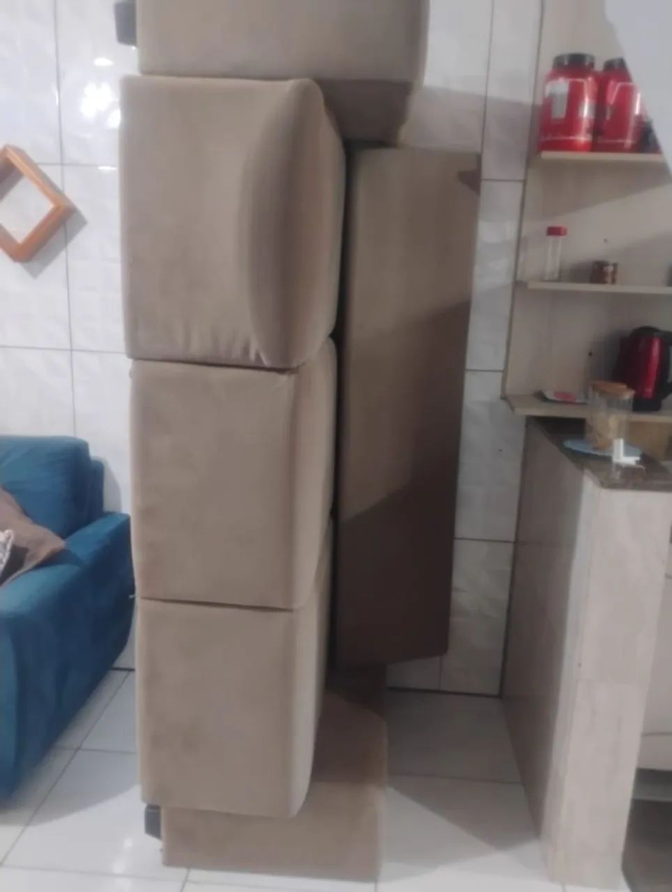 Sofá marrom 
