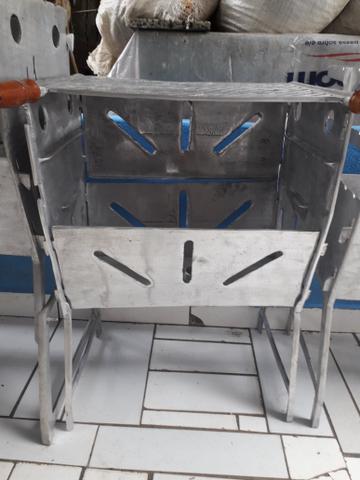 Churrasqueira grande fechada de alumínio - Foto 3