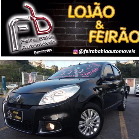 Sandero 1.6 automático,na FEIRA BAHIA AUTOMÓVEIS SEMINOVOS NO SHOPPING BELA VISTA!