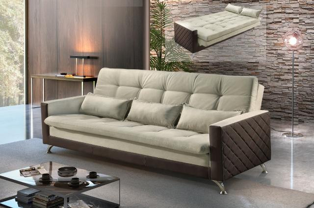 Sofá cama Viena ref11 Luxury #evksofacamaviena - Foto 2