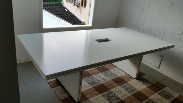 Mesa de reunião 08 lugares com conectividade - Foto 2