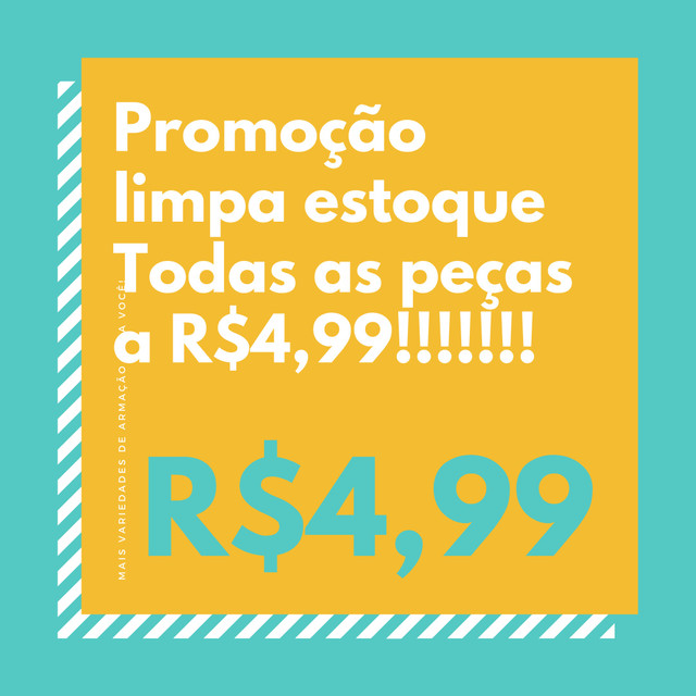 Todas as peças a $4,99