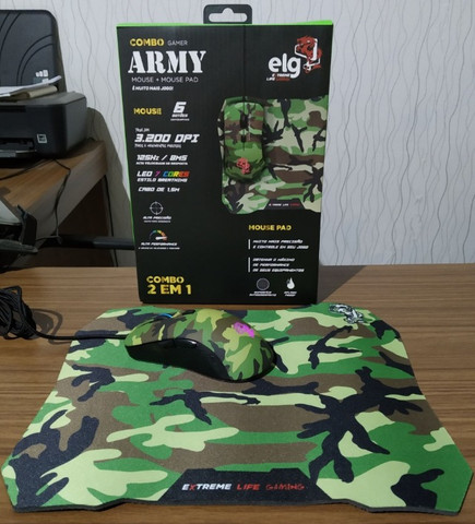 Kit Mouse Gamer 3.200 Dpi + Mouse Pad - Foto 2