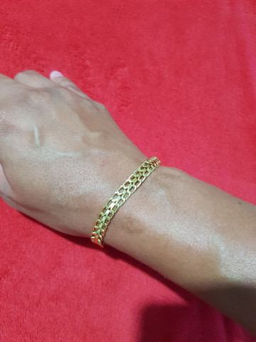 Pulseira de ouro 18g. - Foto 2