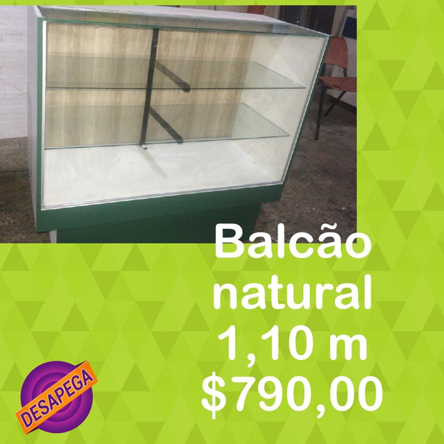 Balcão natural novos desapega