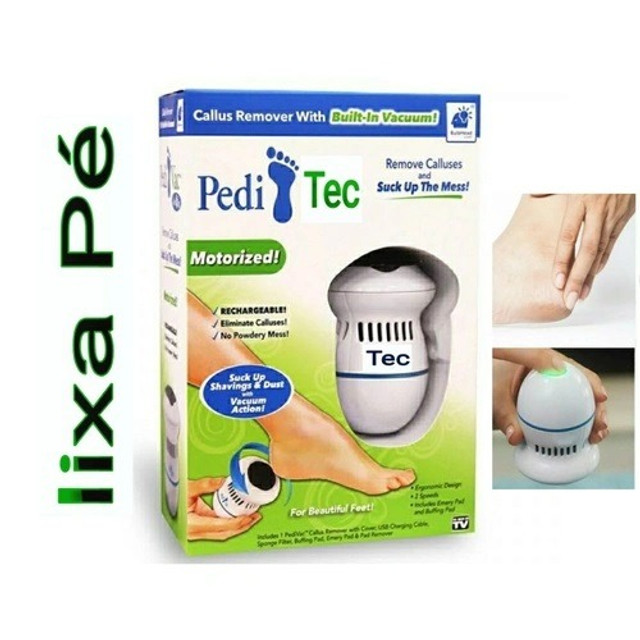 Removedor De Calos Do Pé Pedicure Descamação Elétrico - Foto 4