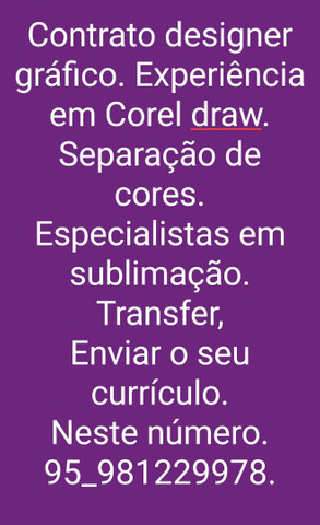 Contrato designer gráfico