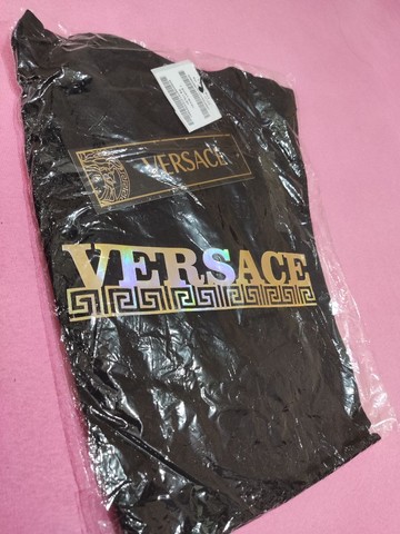 Camisa Versace preta, 30.1, G