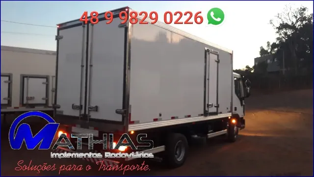 Camara fria para caminhão 3/4 Comprimento 6.20m Semi nova Sem maquina de refrigeração