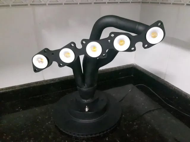 Luminária Retro Customizada 
