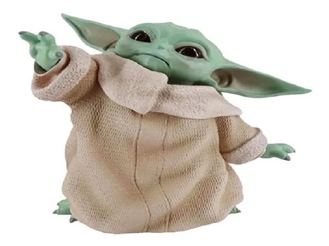 Baby Yoda - Star Wars - Miniatura Boneco de ~08 Centímetros