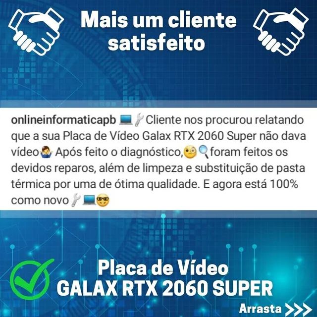 Conserto de Placa de Vídeo e Notebook em João Pessoa  - Foto 2