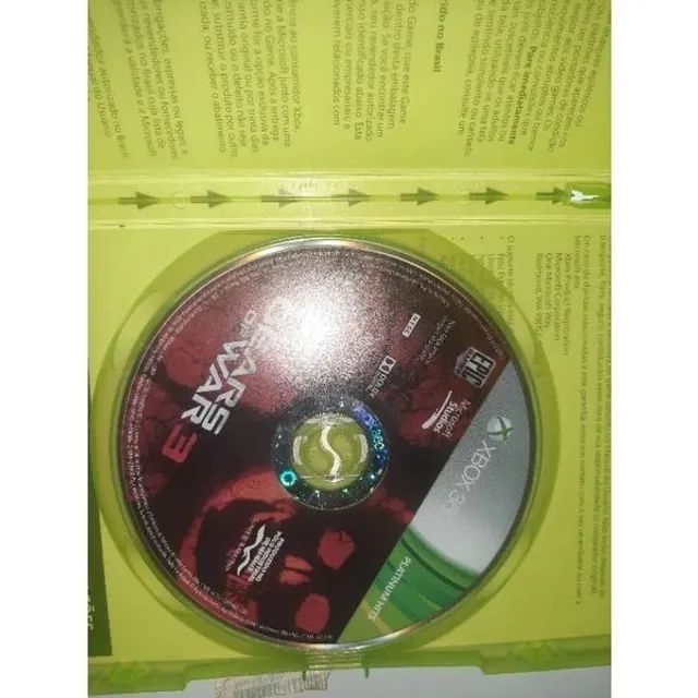 Gears Of War 3 Xbox 360 Jogo Exclusivo Microsoft Studios