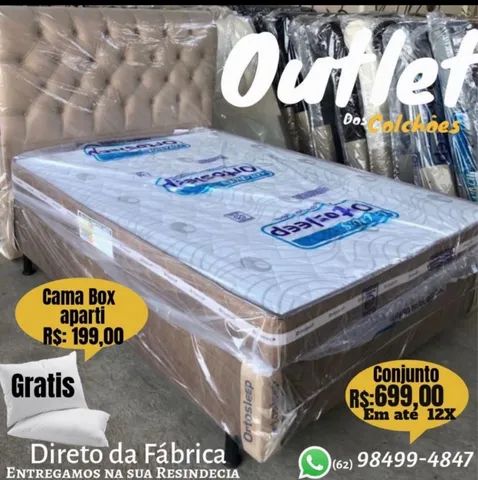 Cama box mega promoção 