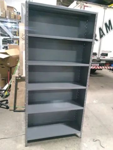 Estante de aço 0,30 cm fechada no fundo e laterais.( Novas )Lê a descrição - Foto 2