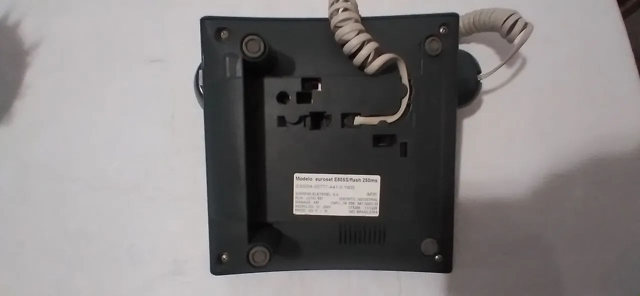 Telefone Siemens Euroset 805s - Cinza (com fio) - Foto 4