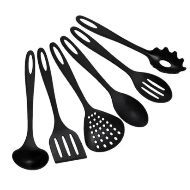 6 Peças - Kit de colheres e concha e utensílios para cozinha