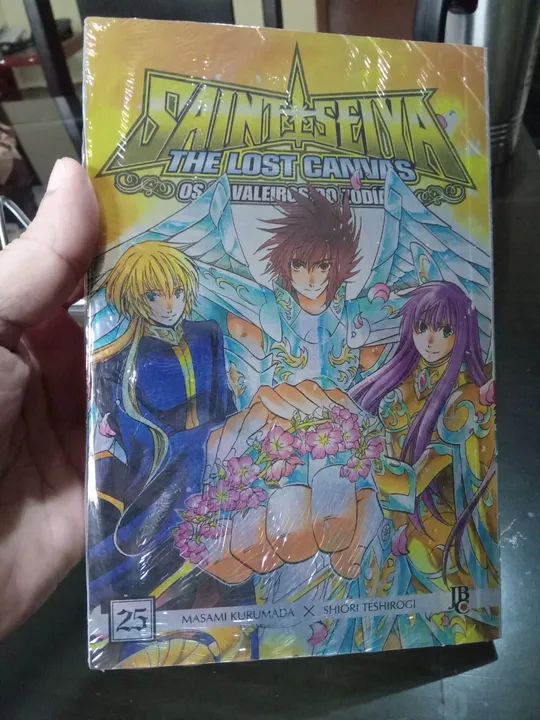 Três mangás do anime Lost Canvas (cavaleiros do Zodíaco) editora JBC - Foto 4
