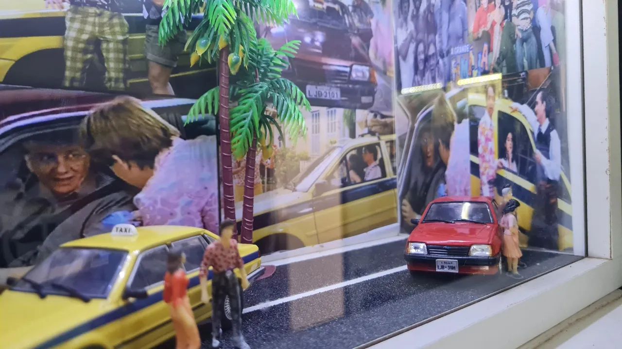 Quadros dioramas temáticos de séries e filmes antigos. - Foto 2