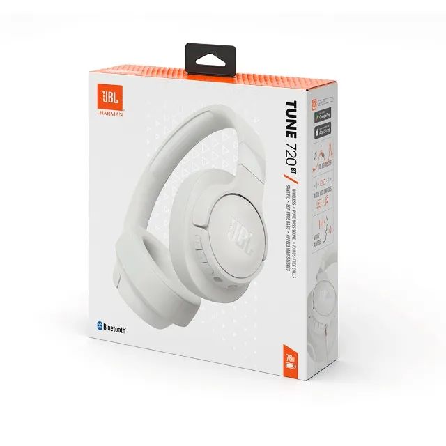 Headphone Bluetooth e com Cabo JBL Tune 720 - Original Branco - Foto 2