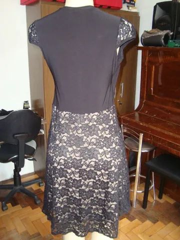 Vestido Feminino Renda Macia Forrado - Foto 5