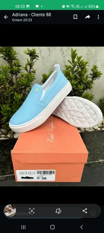 Santa Lolla Sapatinha Azul