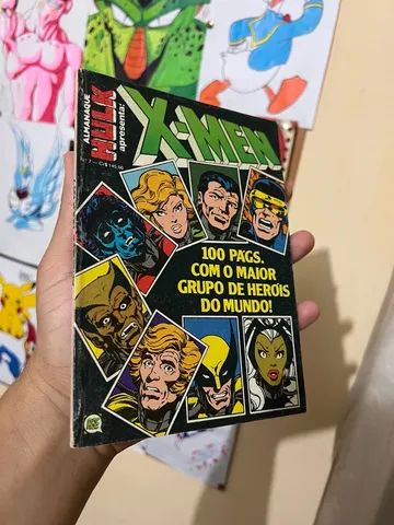 Almanaque HULK apresenta X MEN N 7 abril 1982 RGE  formatinho  - Foto 2