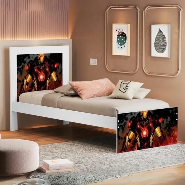 CAMA TEMAS MAIS COMODA 4 GAVETAS SUPER QUALIDADE!!! T2624T