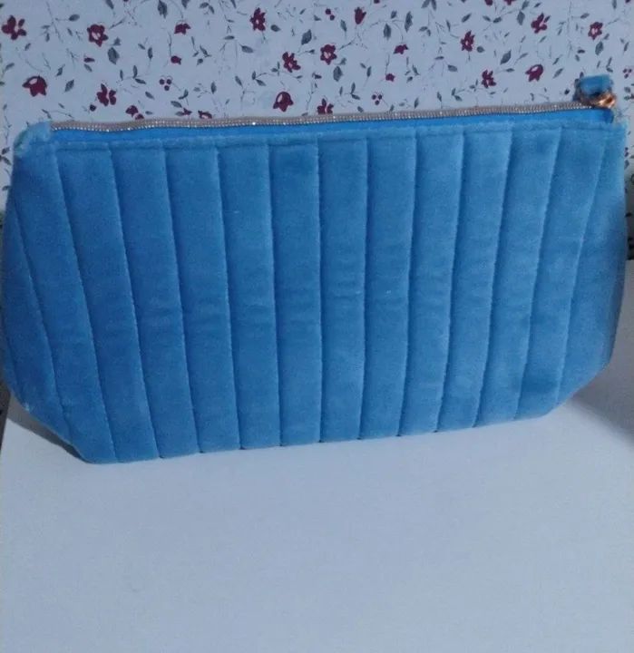 Necessaire Rochas  Azul - Foto 2