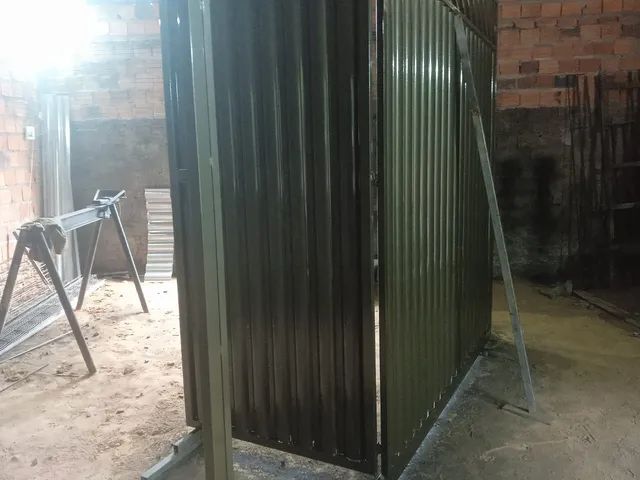 PORTÃO EM L PARA GARAGEM COM ABERTURA EM CIMA - Foto 4