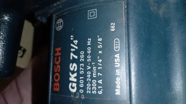 Serra circular bosch nova na caixa USA - Foto 4