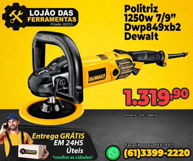 Politriz 1250w 7/9 Polegadas Dwp849xb2 Dewalt