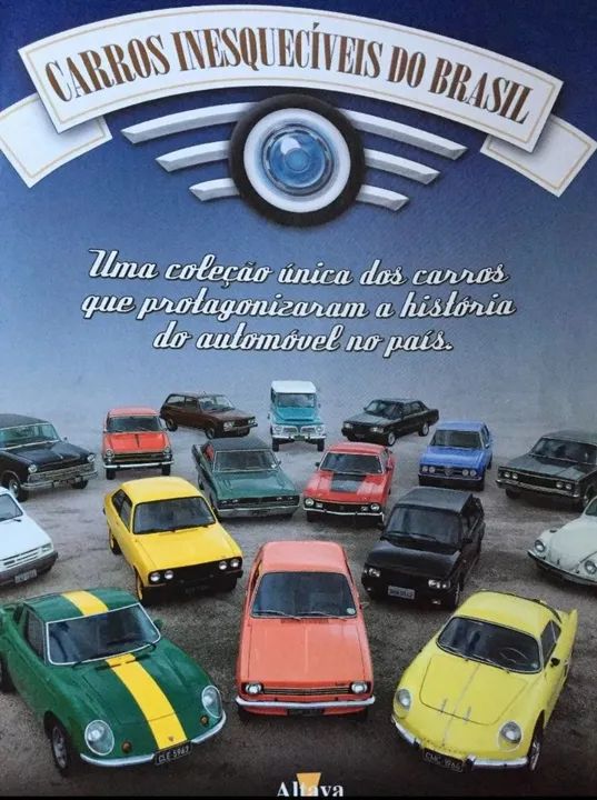 Coleção carros inesquecíveis do brasil