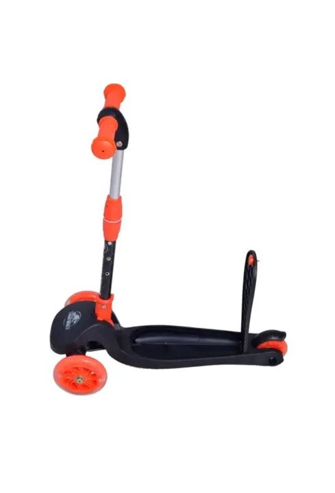 Patinete com led Jurassic World T-rex Infantil Dinossauro Até 50 Kg - Foto 2