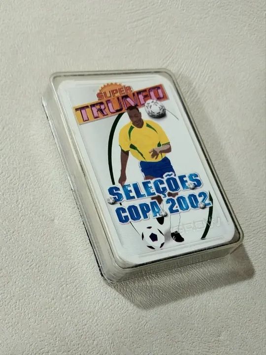 Jogo de cartas "SUPER TRUNFO" -GROW. Seleções Copa 2002-Código 1855-  Lote 825