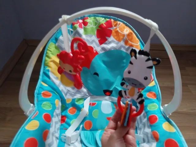 Cadeirinha de Descanso Musical Vibratória - Color Baby - Foto 4