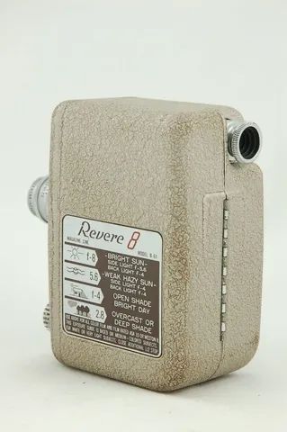 Filmadora 8mm Revere 8 B-61 funcionando - anterior ao Super 8 - Foto 3
