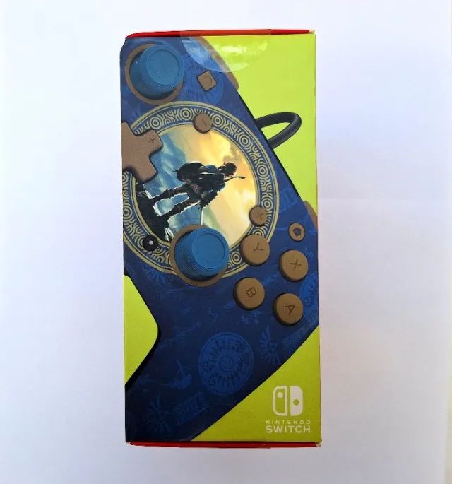 Controle Original Novo PDP Rematch Wired Hyrule Blue Nintendo Switch - Foto 4
