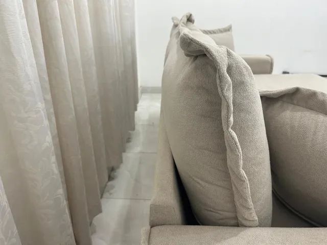 SOFÁ CAMA 2,40M  ESPUMA D33 MOLAS BONNEL!!! L3644D - Foto 5