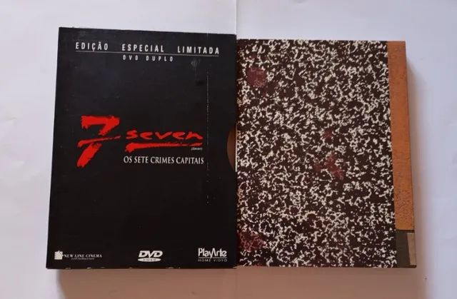 DVD Duplo Edição Especial Limitada 7 Seven Os Sete Crimes Capitais