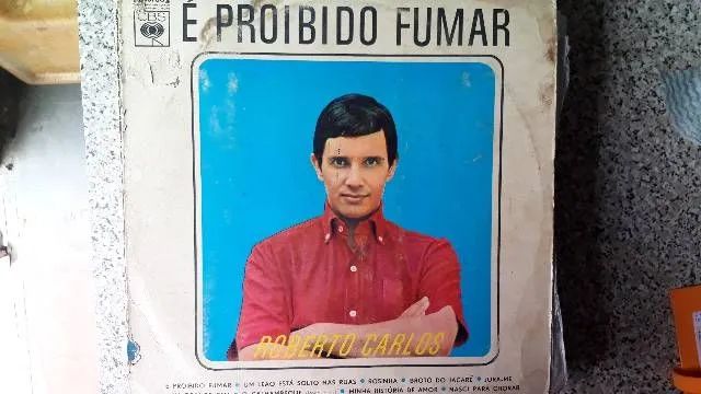 Disco de Vinil Roberto Carlos - É Proibido Fumar