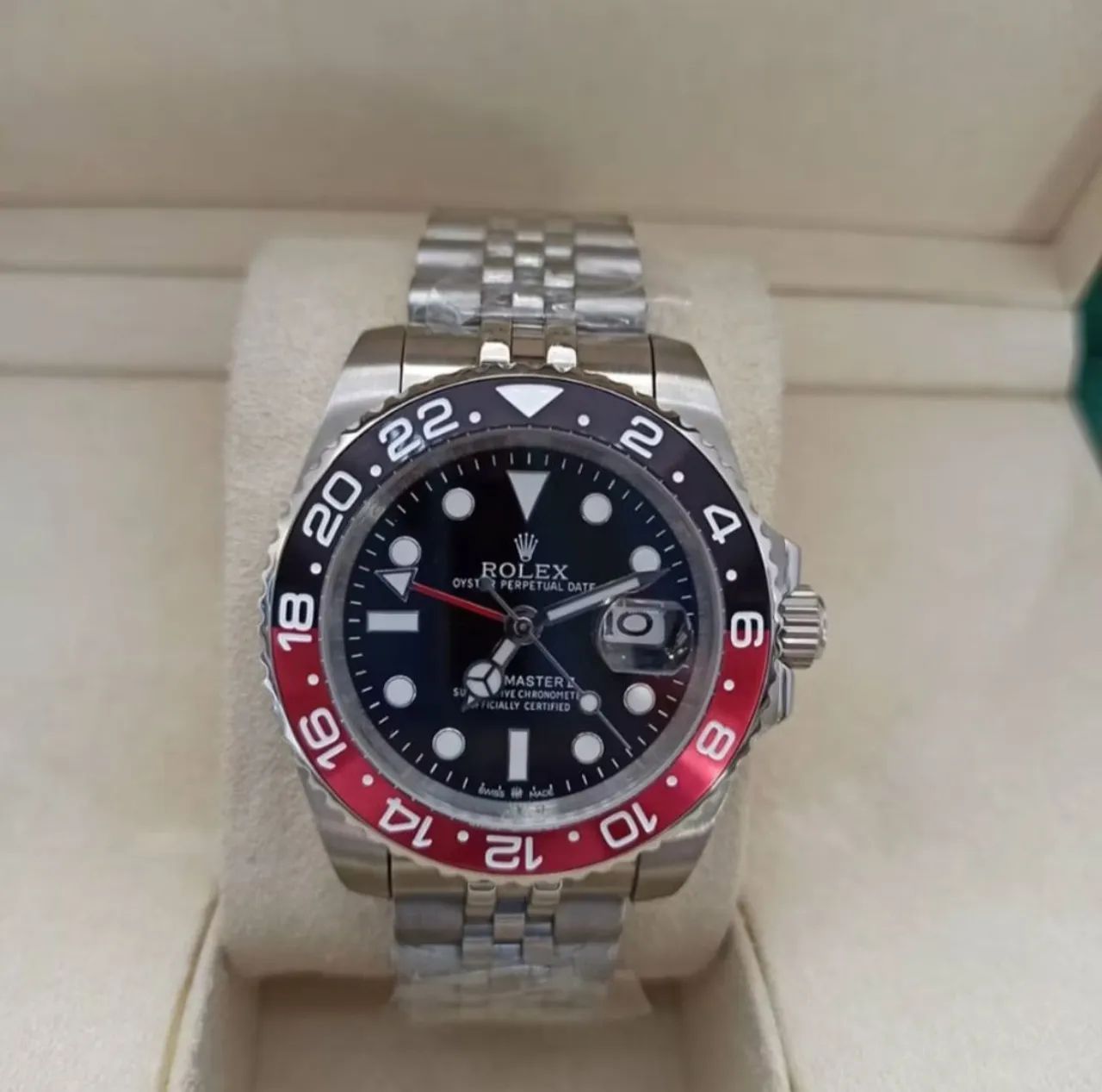 Relógio Rolex GMT Master II Cola linha Premium AAA+suíço