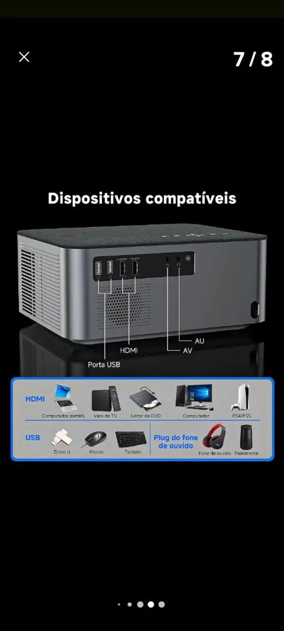 Projetor bettdow ac 1041 - Foto 2