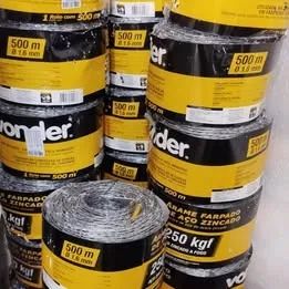 ARAME FARPADO 500M galvanizado VONDER 250KGF R$308
